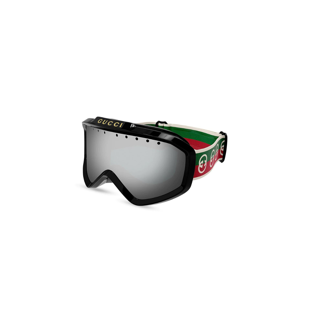 Gucci Multicolor Logo Injection Plastic Shield Sunglasses The